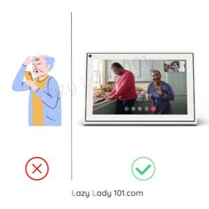 Facebook Portal Plus Lazy Lady 101.com